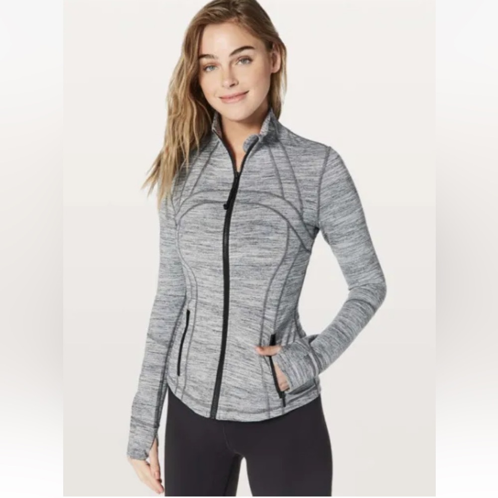 Lululemon Light Gray Women's Active Zip-Up Jacket